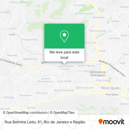 Rua Belmira Ledo, 81 mapa