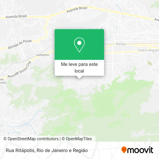 Rua Ritápolis mapa