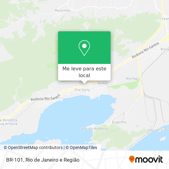 BR-101 mapa