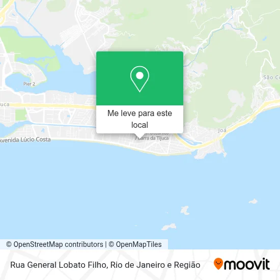 Rua General Lobato Filho mapa