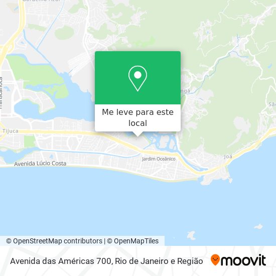 Avenida das Américas 700 mapa