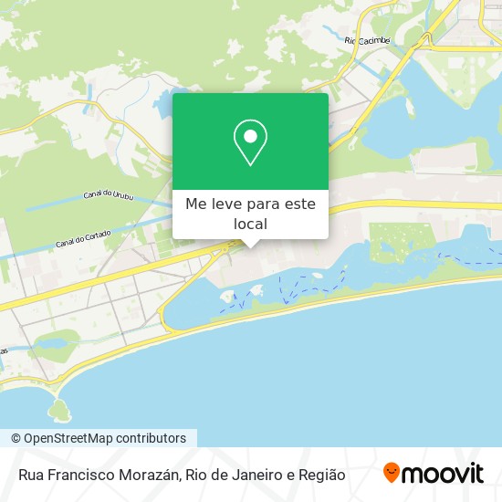 Rua Francisco Morazán mapa