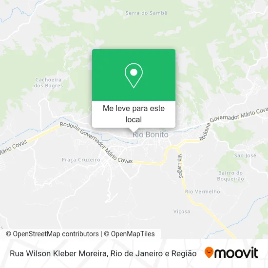Rua Wilson Kleber Moreira mapa