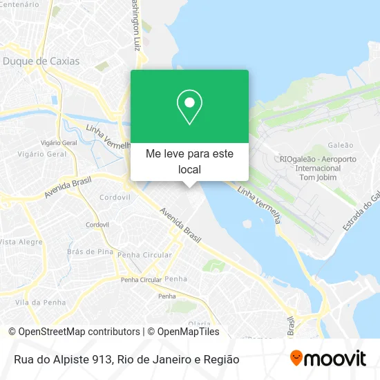 Rua do Alpiste 913 mapa