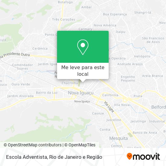 Escola Adventista mapa