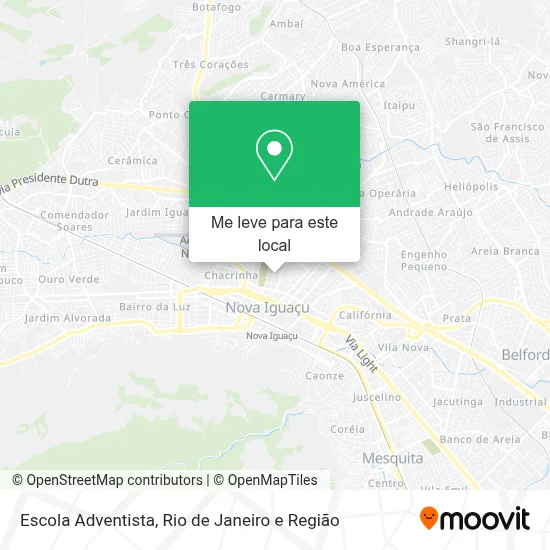 Escola Adventista mapa