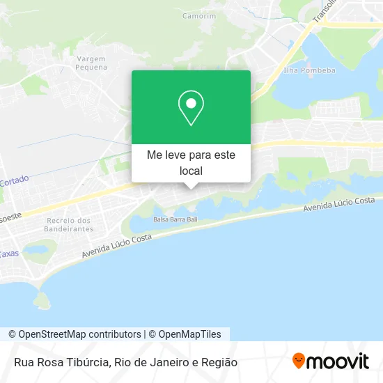 Rua Rosa Tibúrcia mapa