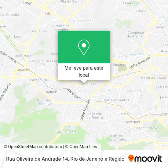 Rua Oliveira de Andrade 14 mapa