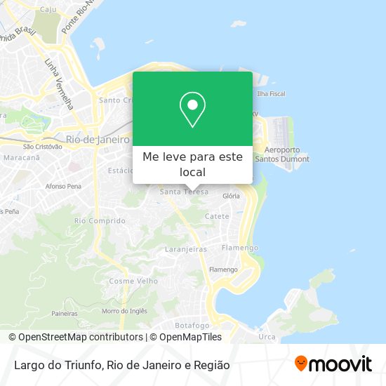 Largo do Triunfo mapa