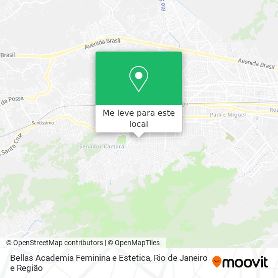 Bellas Academia Feminina e Estetica mapa