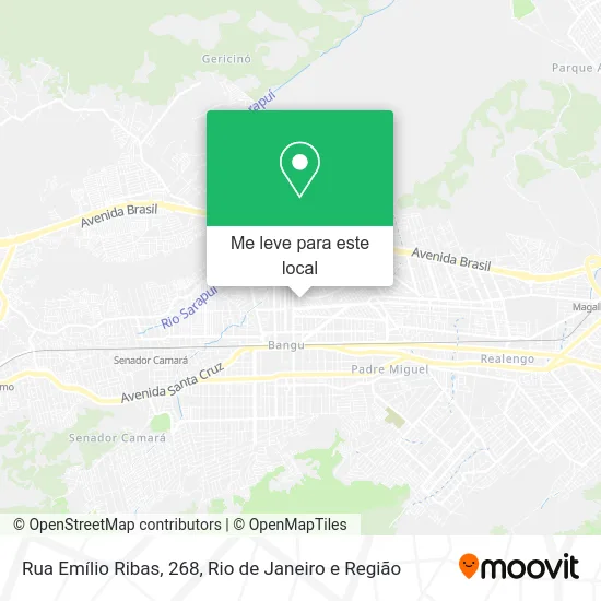 Rua Emílio Ribas, 268 mapa