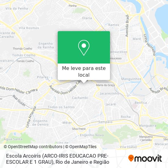 Escola Arcoíris (ARCO-IRIS EDUCACAO PRE-ESCOLAR E 1 GRAU) mapa