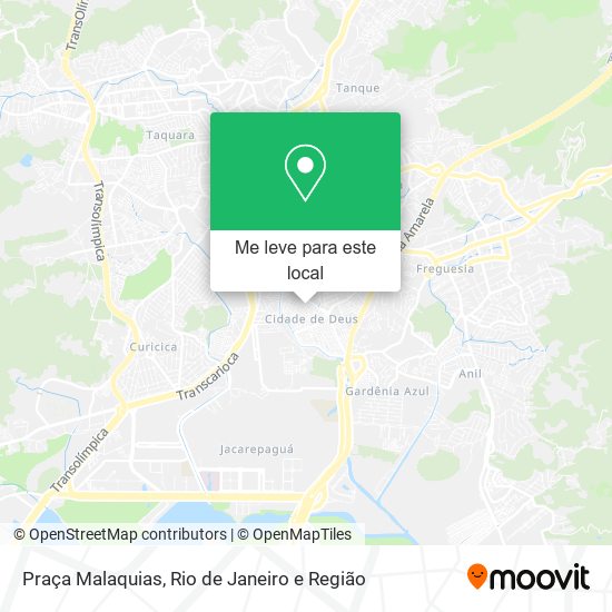 Praça Malaquias mapa