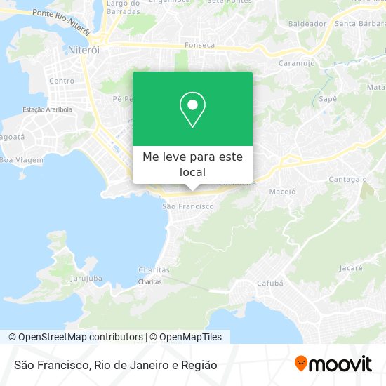 São Francisco mapa