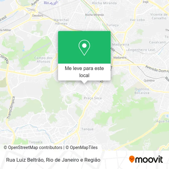 Rua Luiz Beltrão mapa