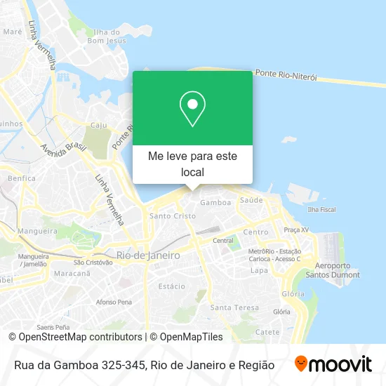 Rua da Gamboa 325-345 mapa