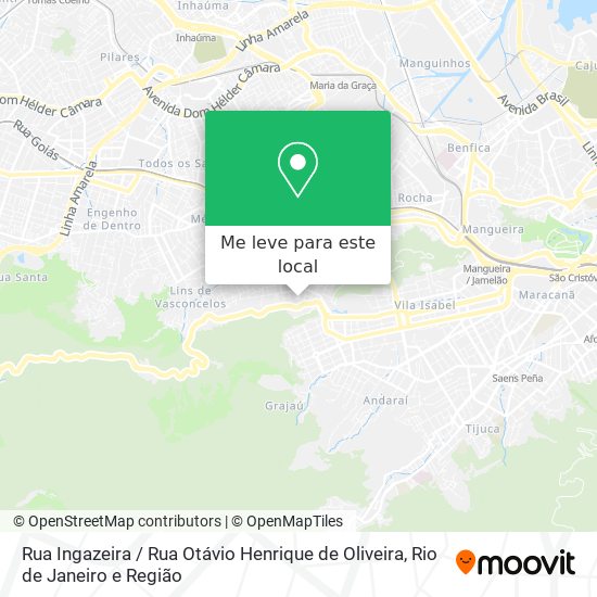 Rua Ingazeira / Rua Otávio Henrique de Oliveira mapa