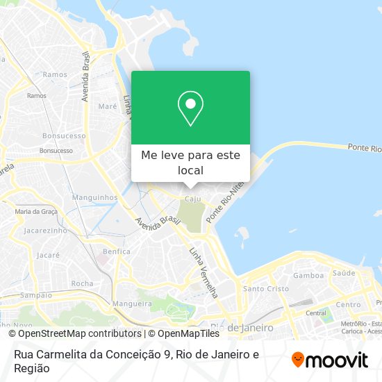 Rua Carmelita da Conceição 9 mapa