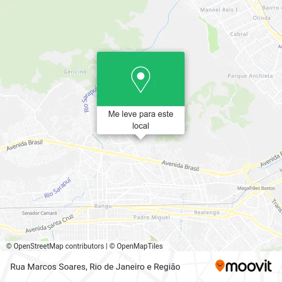 Rua Marcos Soares mapa