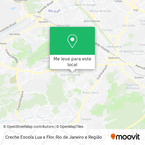 Creche Escola Lua e Flor mapa