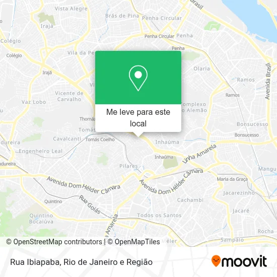 Rua Ibiapaba mapa