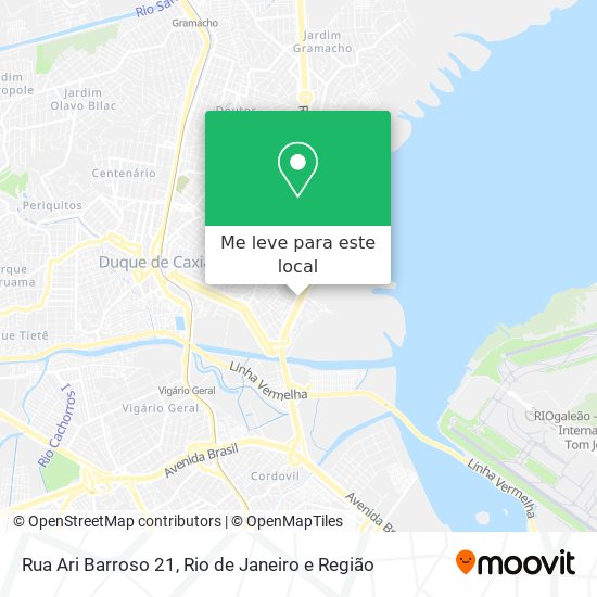 Rua Ari Barroso 21 mapa