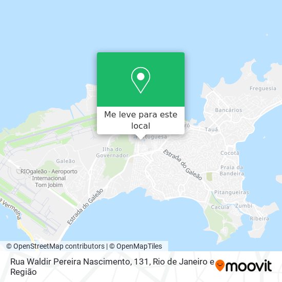 Rua Waldir Pereira Nascimento, 131 mapa