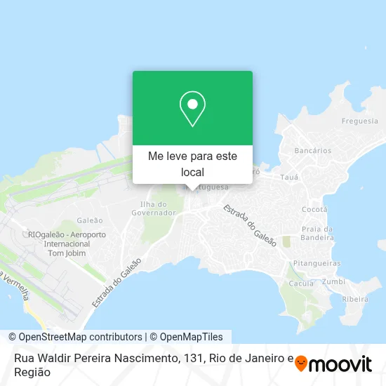 Rua Waldir Pereira Nascimento, 131 mapa