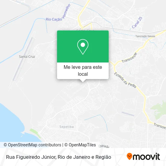 Rua Figueiredo Júnior mapa