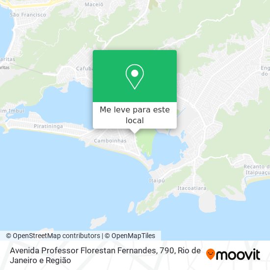 Avenida Professor Florestan Fernandes, 790 mapa