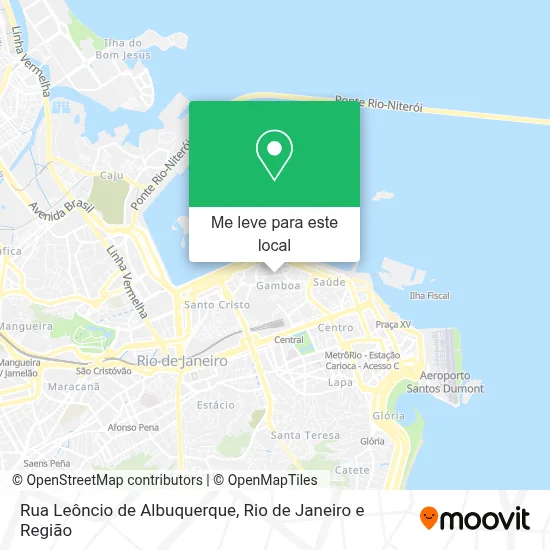 Rua Leôncio de Albuquerque mapa