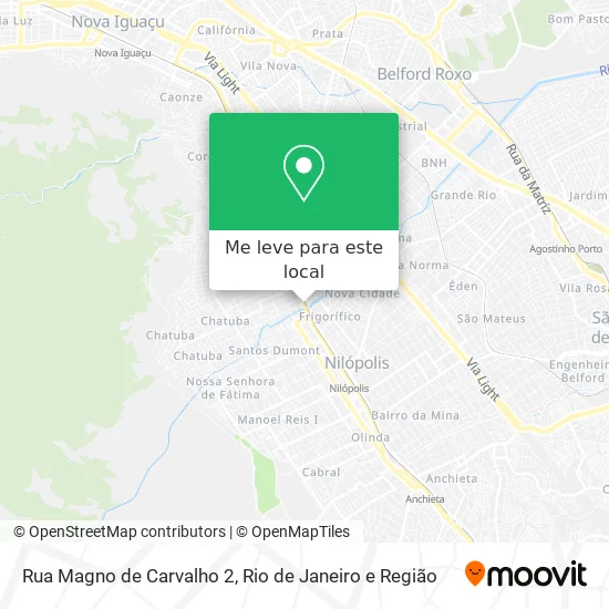 Rua Magno de Carvalho 2 mapa