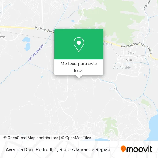 Avenida Dom Pedro II, 1 mapa