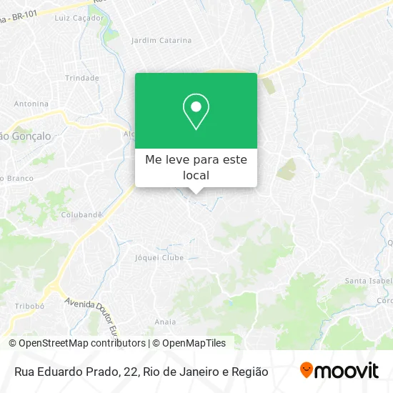 Rua Eduardo Prado, 22 mapa