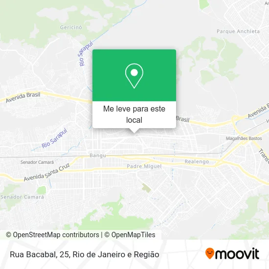Rua Bacabal, 25 mapa