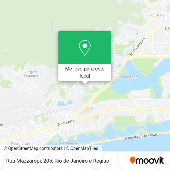 Rua Mazzaropi, 205 mapa