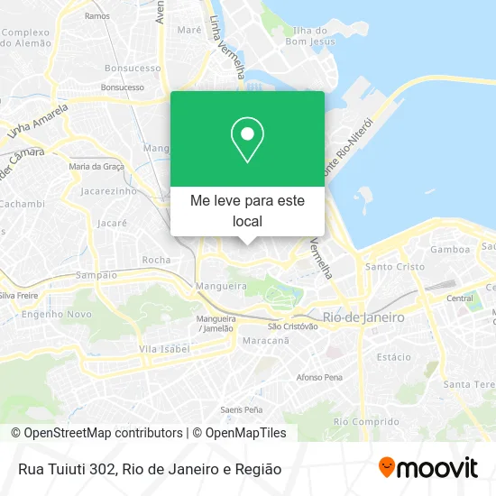 Rua Tuiuti 302 mapa