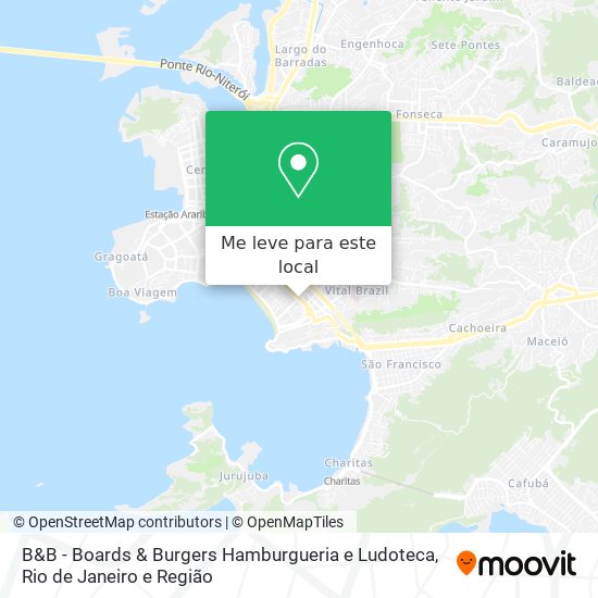 B&B - Boards & Burgers Hamburgueria e Ludoteca mapa