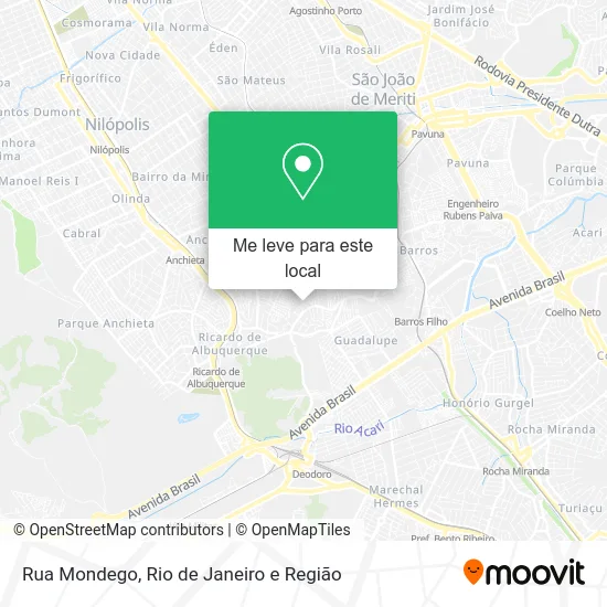 Rua Mondego mapa