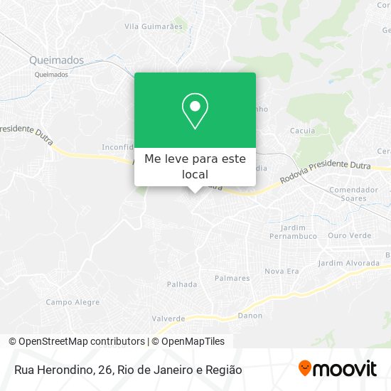 Rua Herondino, 26 mapa