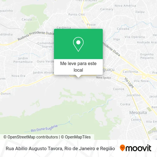 Rua Abilio Augusto Tavora mapa