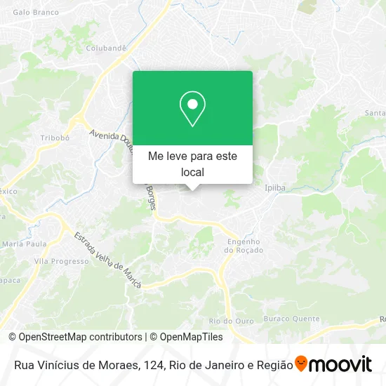 Rua Vinícius de Moraes, 124 mapa