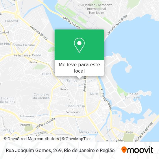 Rua Joaquim Gomes, 269 mapa