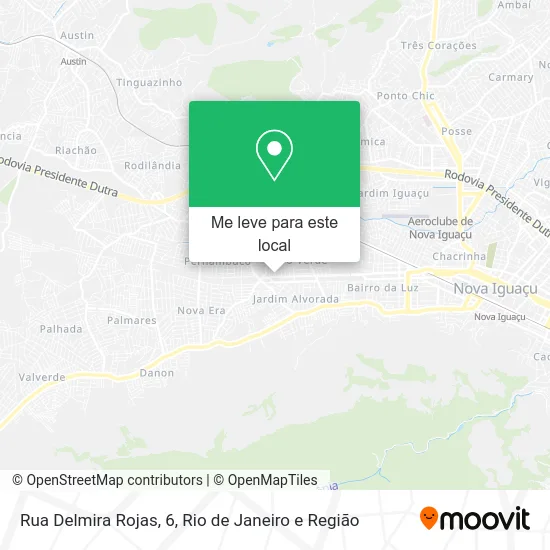 Rua Delmira Rojas, 6 mapa