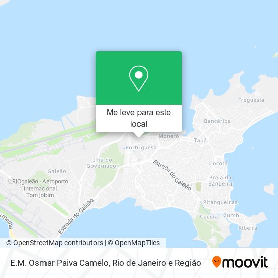 E.M. Osmar Paiva Camelo mapa