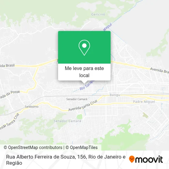 Rua Alberto Ferreira de Souza, 156 mapa