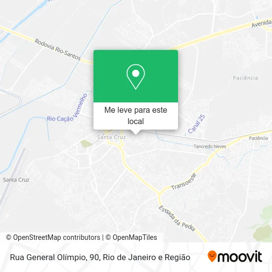 Rua General Olímpio, 90 mapa