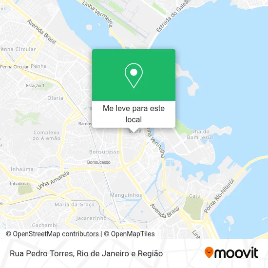 Rua Pedro Torres mapa