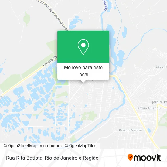 Rua Rita Batista mapa