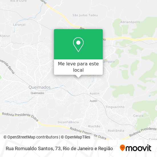 Rua Romualdo Santos, 73 mapa